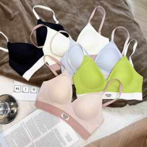 
New direct-selling Korean style small breast push-up no rims girl student underwear no rims seamless sports and leisure bra