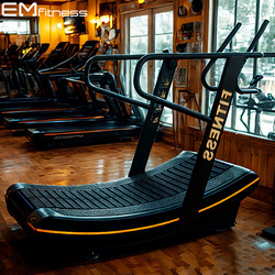 Unpowered Treadmill Gym Professional Tracked Curved Aerobic Unpowered Treadmill Commercial Equipment