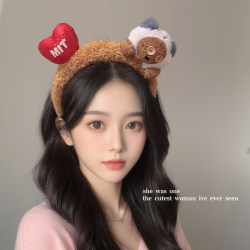 Universal Studios Ui Bear Headband Disney Cute Stuffed Cartoon Series Headband Going Out and Play Photos Headband