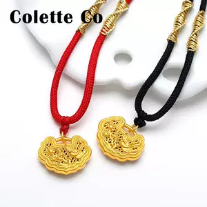 gold longevity lock pendant adult Latest Best Selling Praise ...