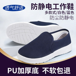 Anti-Static Shoes with Thick Soft Soles, Dust-Free Shoes for Clean Rooms, Dust Protection Work Shoes, Anti-Static Footwear for Men and Women, Non-Slip