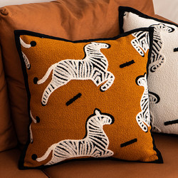 2026 New Style Throw Pillow Cushion for Sofa in Living Room, Light Luxury and High-End Feel, Pillow Cover Without Insert, Large Cushion, Large Backrest Cushion
