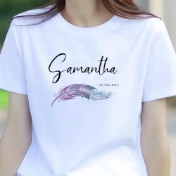 Pure Cotton White T-Shirt for Women, Short-Sleeved, Summer New Style, Loose Korean Style Women's Clothing, Versatile Casual Round Neck Half-Sleeve T-Shirt for Women