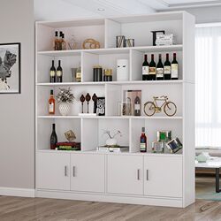 Wine Cabinet Display Cabinet for Home Use, Modern Minimalist Storage Rack, Small Living Room Entryway Cabinet, Wall-Mounted Partition Cabinet, Wine Rack