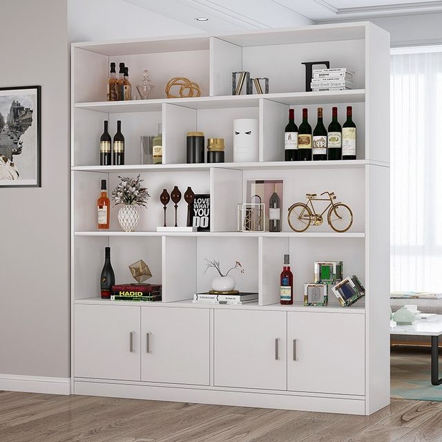 Wine cabinet display cabinet home modern simple storage rack living room small entrance cabinet wall partition cabinet wine rack