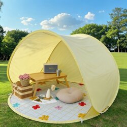 Outdoor Folding Portable Children's Tent for Indoor Home Use, Camping, Picnic, Beach Sun Protection Tent