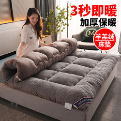 Thickened Warm Lamb Wool Mattress 1.5m 1.8m Tatami Single/Double Bed Mattress Pad Quilt 2X2.2