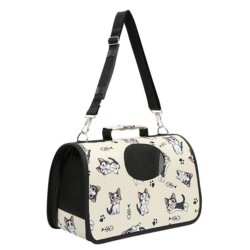 Small Dog Travel Bag, Foldable Cat Cage, Portable Indoor Carrier for Small Dogs, Simple Cat Carrier