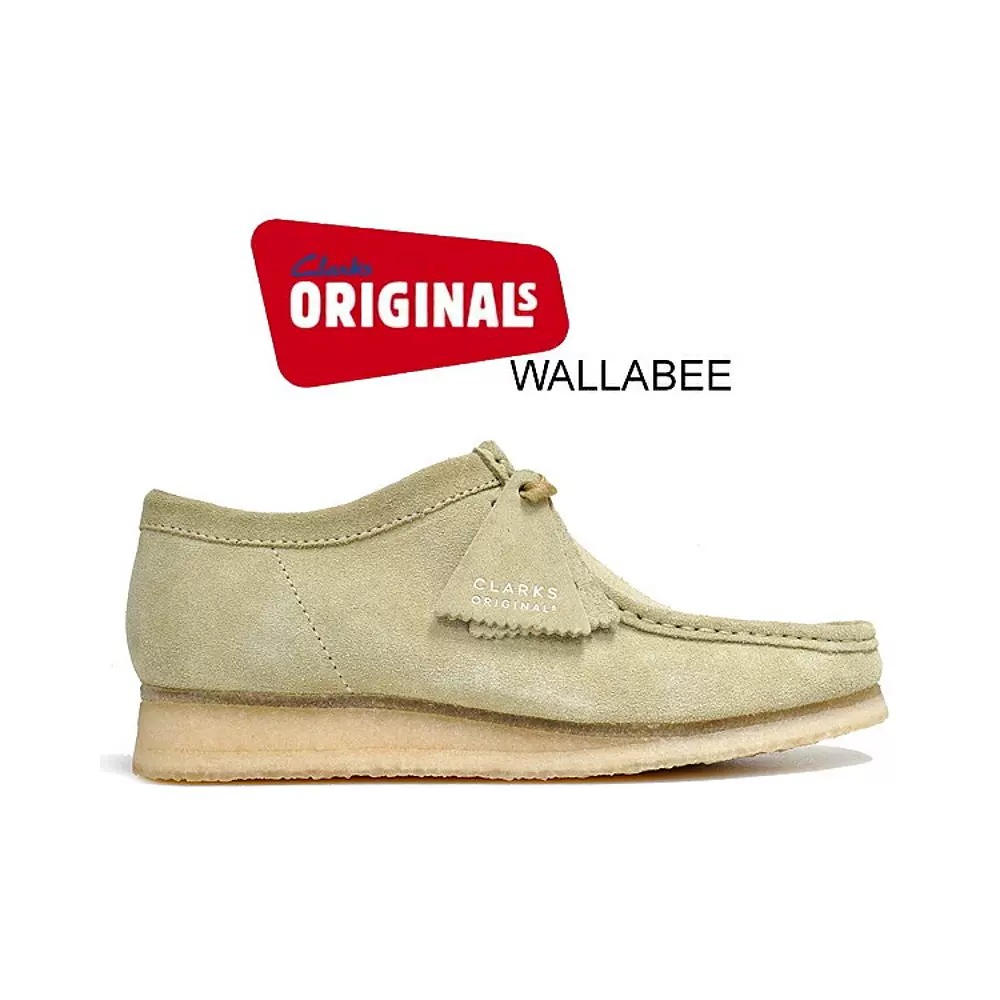 日本直邮CLARKS 其乐WALLABEE男士时尚休闲袋鼠鞋26155515-Taobao