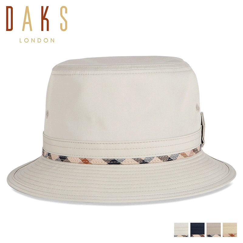 日本直邮DAKS 帽子高山帽男式大号防水防外线处理帽子沙D4304-Taobao 