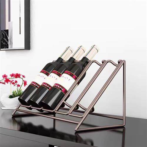 Creative red wine rack ornaments wine cabinet home diagonal wine rack ...