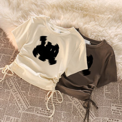 Girls' Pure Cotton Short-Sleeved T-Shirt Summer Wear 2026 New Style Big Kids' Clothing Korean Style Versatile Girls' Children's Tops