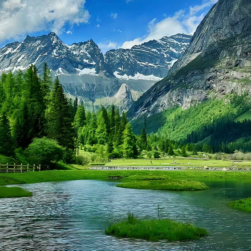 2-8人小团 成都到川西5天4晚稻城亚丁旅游四姑娘山鱼子西跟团游