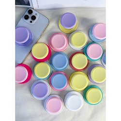 Apple magnetic mobile phone holder ins air bag folding silicone simple removable retractable strong desktop adsorption diy