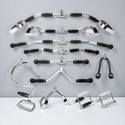 Gantry Vt-Shaped Handle Size Bird Rowing High Pull-Down D-Shaped Long Pull Back Bar Fitness Equipment Accessories