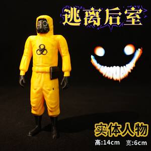 
Escape from the back room, escape from the back room together, experimenter around the darkroom, skin thief monster figure, building blocks, horror toy