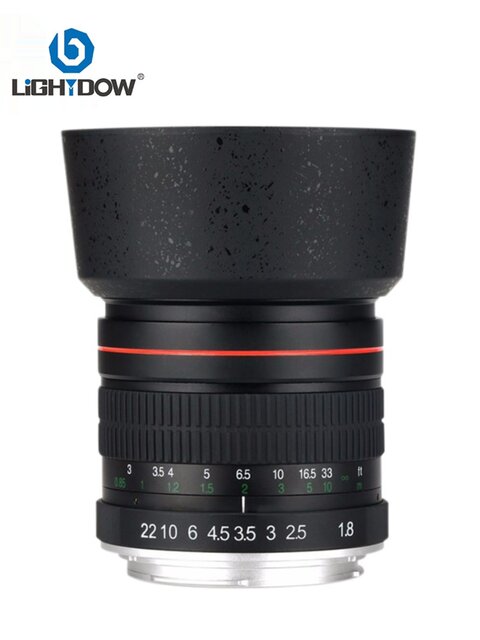 Objectif Manuel 85mm F1.8 Pour Nikon F - Plein Format, Métal, 330g - Compatible D850, D750, D610, D90, Etc. - 10