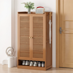 Small Narrow Shoe Rack with Door for Home Entrance, Hallway Shoe Cabinet, New 2025 Popular Model, Multi-Layer Storage