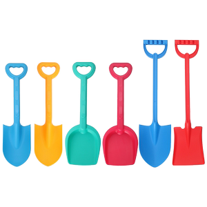 Children digging sand shovel beach toy bucket set men and women kids baby rushing to the beach to play with earth tools plastic bucket