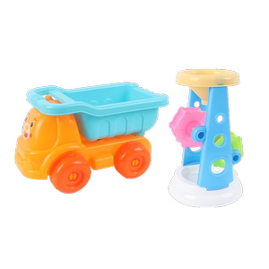 Children's beach toy set for babies to play with sand, sand digging tools, hourglass carts, shovels, buckets, and manufacturers to be released in bulk