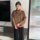Mom's new autumn and winter woolen coat, lady's temperament, double-sided woolen coat, middle-aged and elderly women's noble top