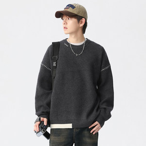
Wuyibai Spring and Autumn 2026 New Boys' Birthday Loose Couples' Sweaters Men's Jacket Tops