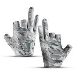 Thin, comfortable and breathable 3-finger lure fishing gloves