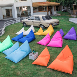 Outdoor Lazy Sofa for Courtyard, Lawn, Picnic, Camping, Parent-Child Bean Bag, Tourist Attraction, Leisure, Waterproof Beach Lounge Chair