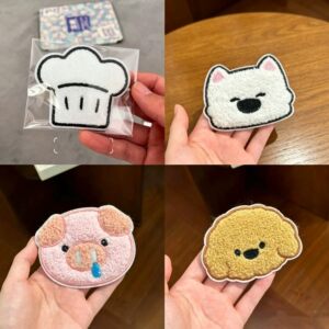 
Cute pet cute cartoon animal post girl forehead seamless hair accessories bangs hair finishing artifact magic