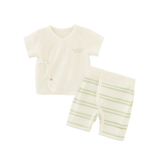 Papa crawling Ole summer children's baby pure cotton underwear set boys