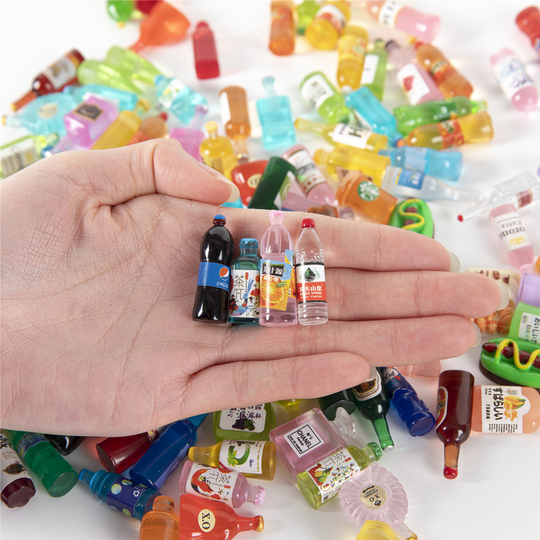 30 Mini Bevande E Cibi In Resina Scala 1:12 Per Casa Delle Bambole - Accessori Miniatura Per Giochi Di Cucina E Fai Da Te