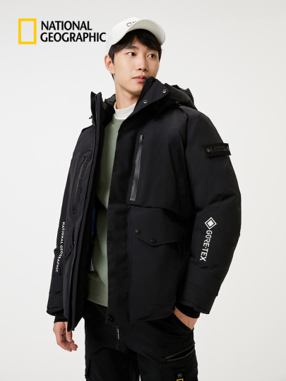ナショナル ジオグラフィック メンズ ゴアテックス グースダウン