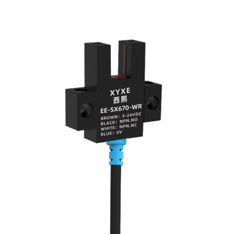 U形槽型光电开关传感器限位感应EE-SX670 671 672-WR带线NPN常开-Taobao 