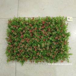 Selected artificial grass mat April red background decoration simulated green lawn artificial plant wall flame retardant simulated turf