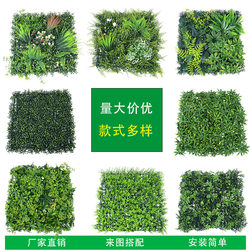 Simulated plant wall green plants artificial turf turf living room plastic fake flower door head balcony background wall decorative grass