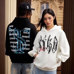 Stk Smalltownkid Stkd Tour Workwear Hoodie Classic Hand-Painted Paint-Printed Hoodie