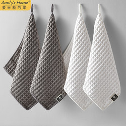 Waffle Cloth Kitchen Dishcloth, Non-Greasy Hand Towel, Linen Towel, Tablecloth, Coffee Absorbent Towel