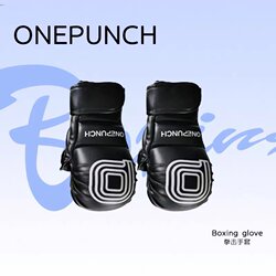Onepunch Boxing Gloves Sports Gloves Half-Covered Gloves Unisex Fighting Boxing Training Punching Bag