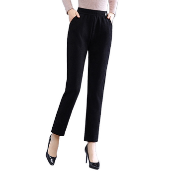 Qiufu Luo Jiada Thick Mom Warm Pants
