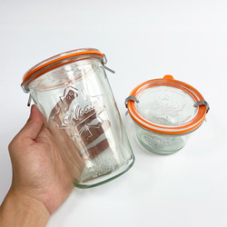 Ttang Glass Sealed Jar Storage Jar Pickle Jar Kimchi Jar Jam Preservation Jar Kitchen Moisture-Proof Jar