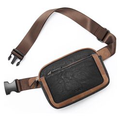 Women's Belt Bag, Mini Versatile Crossbody Bag Waist Bag with Adjustable Strap, Faux Leather Women's Waist Bag