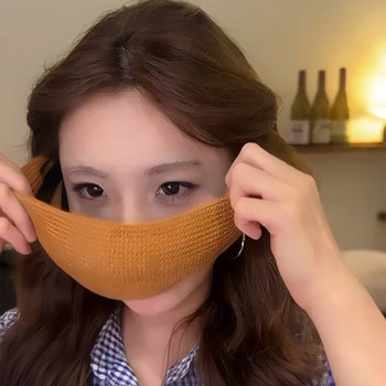 
Autumn and winter Hong Kong style retro woolen knitted wide-brimmed headband for women