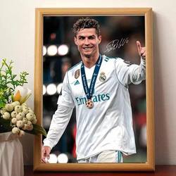 Cristiano Ronaldo 2024 Diamond Painting New DIY Handmade European Cup Sticker Painting Full Diamond Large Frame Football Star