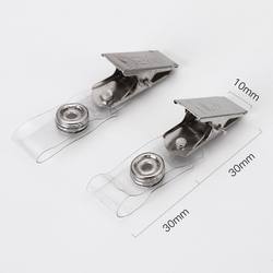 Metal Badge Holder, Work Badge, Factory Badge, Student School Badge Card Holder, Bus Meal Card Iron Clip, Work Id Badge Iron Clip