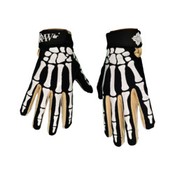 Rraw X Khyung Qiong Niao Limited Edition Co-Branded Multifunctional Cycling Sports Non-Slip Skull Rugby Gloves