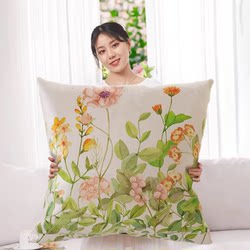 Japanese-Style Imported Throw Pillow for Living Room Sofa, Extra-Large Cushion, Headboard Pillow Cover, Luxury High-End Non-Collapsing Pillow