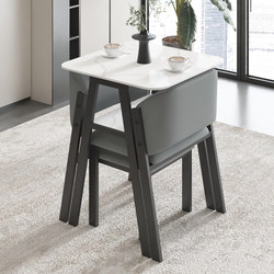 Light Luxury Balcony Small Tea Table, Small Apartment Living Room Leisure Table and Chair Set, Trendy Mini Tea Table and Chair Combination Set, Side Table