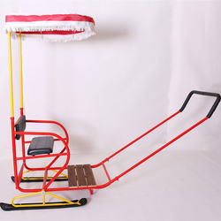 Indoor and Outdoor Ice and Snow World Unpowered Amusement Equipment Ice Yellow Chartered Car Ice Car Snow Dragon Boat Ice Car