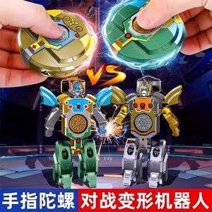 
Fingertip gyro toy deformable robot robot finger rotation decompression children boy boys educational toys