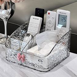 Remote Control Storage Box, Living Room Coffee Table, Bedside Table, Multi-Functional Tv and Air Conditioner Placement Rack, Tissue Storage Box